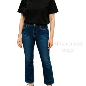 Levis Women 515 Jeans Mid Rise Bootcut Stretch Med Wash Denim Blue Jeans Sz 8 M